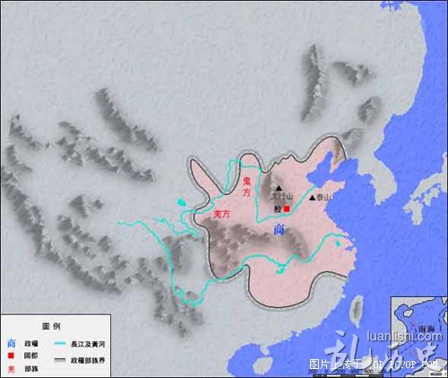 西周时期地图(公元前1046年—公元前771年)
