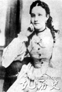 16岁的玛丽·史迪威，她后来成为爱迪生的第一位夫人