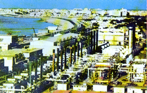 科威特的海水蒸馏厂