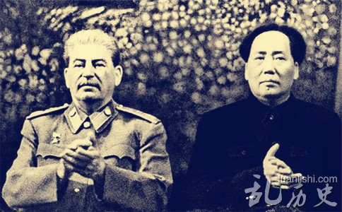 斯大林、毛泽东合照