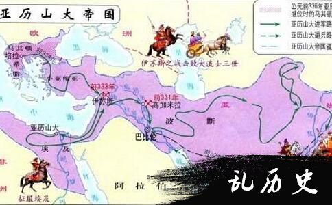 亚历山大东征地图