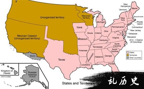 美墨战争地图