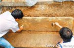 “祥镇军祠”牌匾出土 乃光绪为纪念黄埔乌涌之战阵亡将士御赐匾额