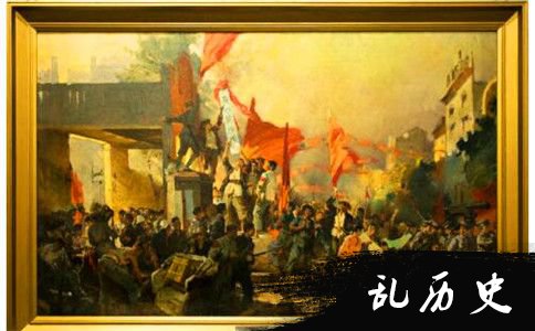 广州起义油画