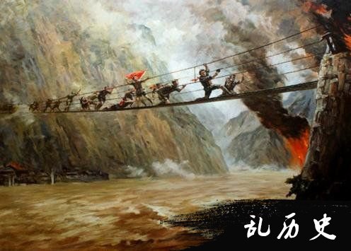 红军长征中飞夺泸定桥的故事