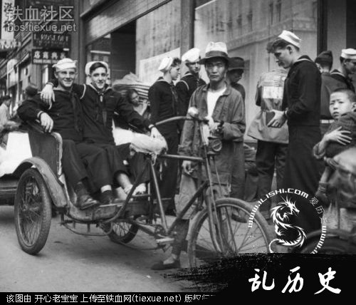 1945年抗战胜利后的上海老照片