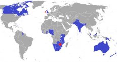 英联邦地图 英联邦国旗